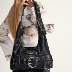 Ladies' Old Wash Leather Bag - Fashionner