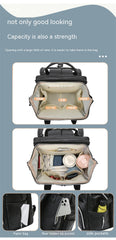 Portable Shoulder Multi-functional Dry Wet Separation Anti-mosquito Baby Diaper Bag - Fashionner