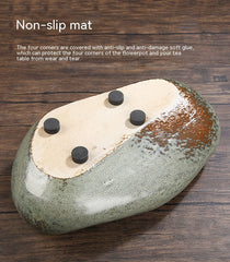 Non-porous Hydrocotyle Bowl Lotus Sleeping Lotus Lotus Flowerpot Cylinder Ceramic Stone Succulents Extra Large Hydroponic Vessel