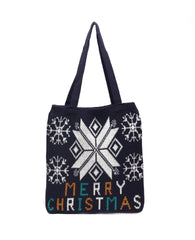 Hand-held knitted wool handbags - Fashionner