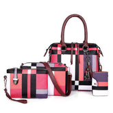 New Luxury Handbags Plaid Women Bags Designer - Fashionner
