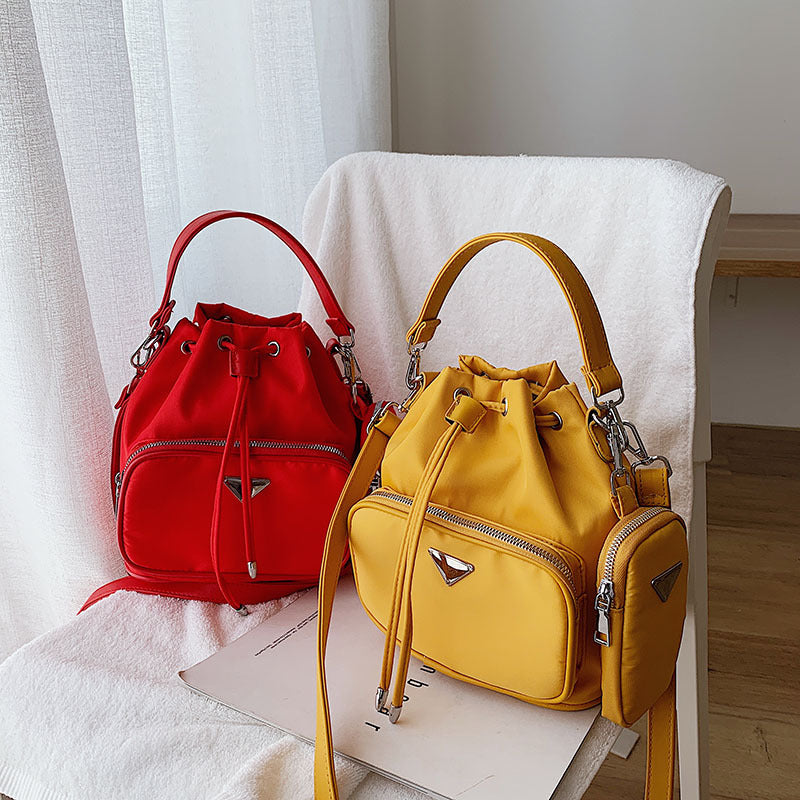 Nylon Bucket Handbags European Station Personality - Fashionner