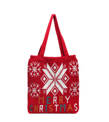 Hand-held knitted wool handbags - Fashionner