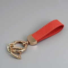 Suede Car Hardware Anti-lost Keychain