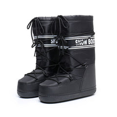 Ski Space Boots Fashion Round Toe Mid-calf Women - Fashionner