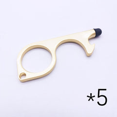 Protective door opener