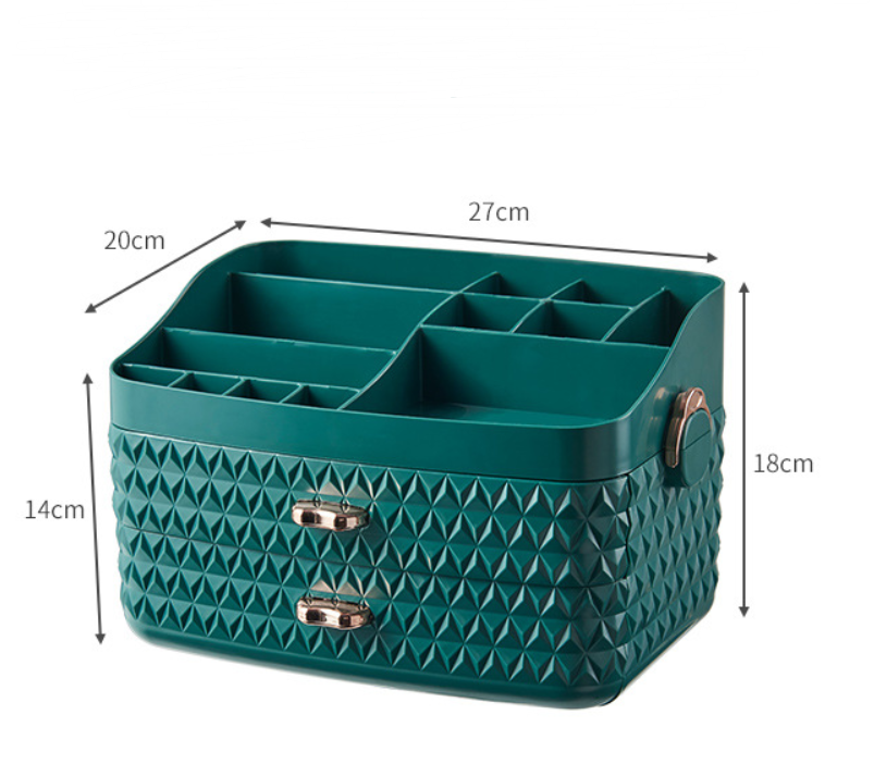 Desktop dustproof cosmetics storage box - Fashionner