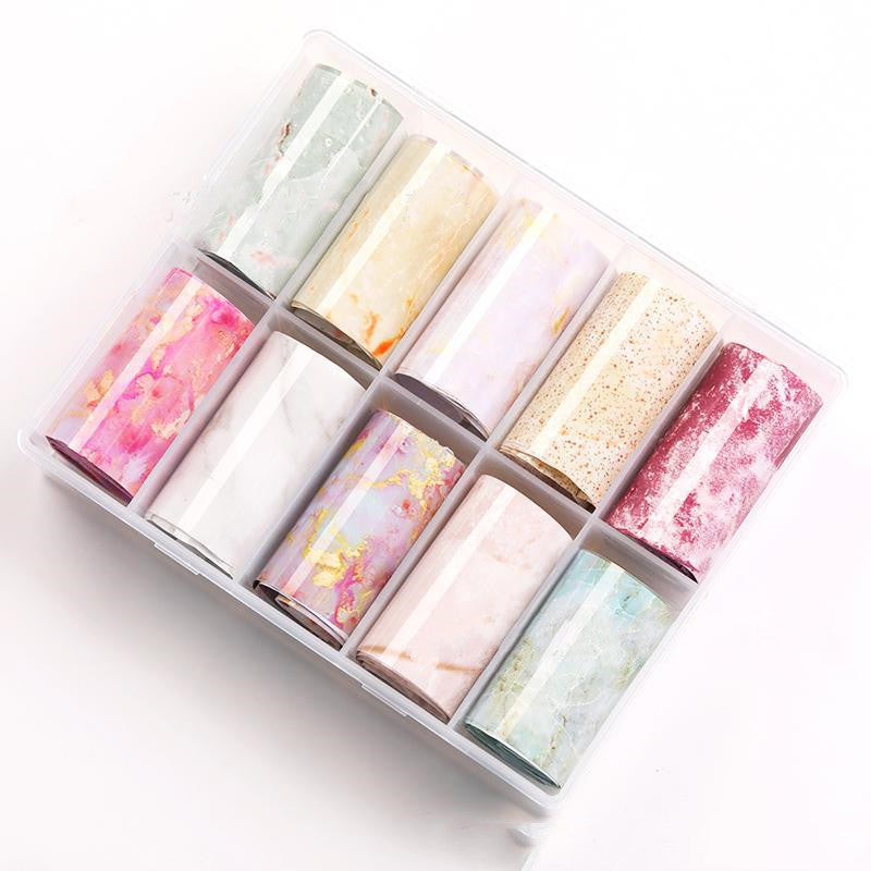New Nail Art Star Transfer Paper Set Nail Sticker - Fashionner