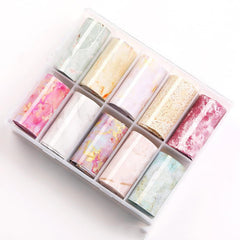 New Nail Art Star Transfer Paper Set Nail Sticker - Fashionner