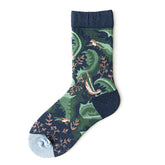 Trendy Mid-calf Length Socks Preppy Style Stockings Artistic Illustration Socks - Fashionner