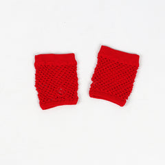 Retro Short Fishnet Mesh Gloves