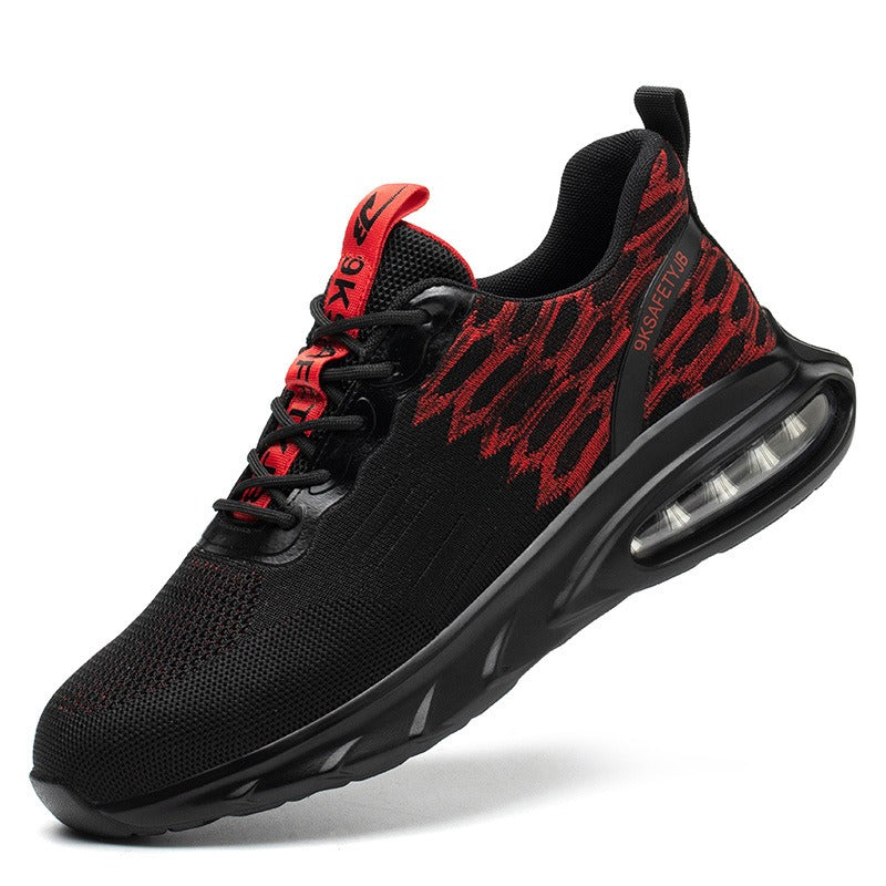 Summer Breathable Anti-Smash And Anti-Puncture Safety Shoes Wear-Resistant Breathable Work Shoes Safety Shoes - Fashionner