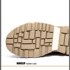 New High Top Multi Color Motorcycle Ankle Sneakers Suede Leather Casual Shoe Platform Wedge Comfortable Luxury Women Winter Boot - Fashionner