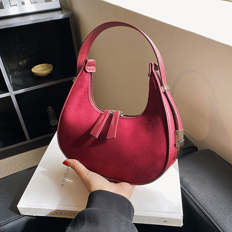 Fashion High-grade Matte French Minority Handbags Women - Fashionner