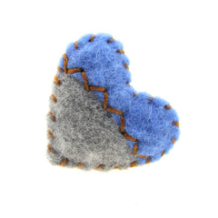 Hand-stitched Heart Felt Poke Poke Music