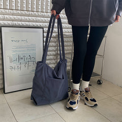 One-shoulder Large Capacity Corduroy Bag Leisure Shopping Bag - Fashionner