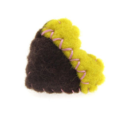 Hand-stitched Heart Felt Poke Poke Music