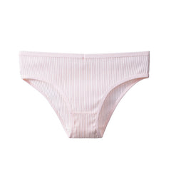 Women's Cotton Breathable Threaded Briefs - Fashionner