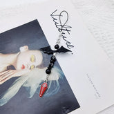 Flame Love Tassel Phone Chain Pendant