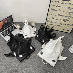 Women's Fashion Personalized Shark Backpack - Fashionner
