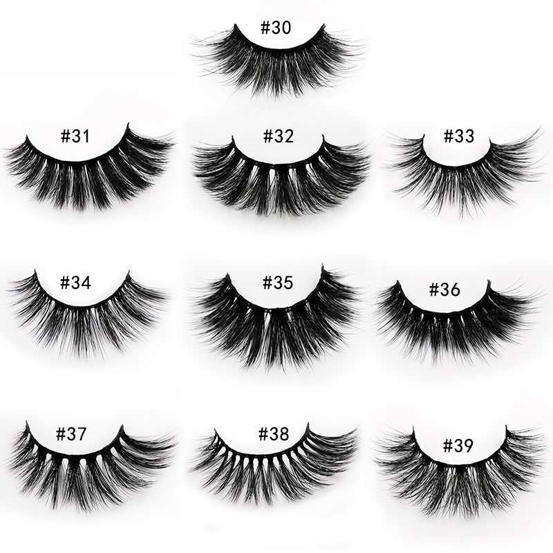 False eyelashes European and American makeup - Fashionner