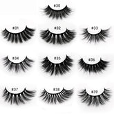 False eyelashes European and American makeup - Fashionner