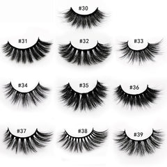 False eyelashes European and American makeup - Fashionner