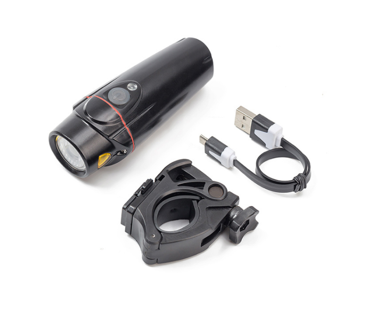 New Bicycle Light USB Rechargeable Headlight Tail Light - Fashionner