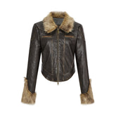 Women's Autumn And Winter Retro Fur Collar Warm And Cotton Jacket - Fashionner