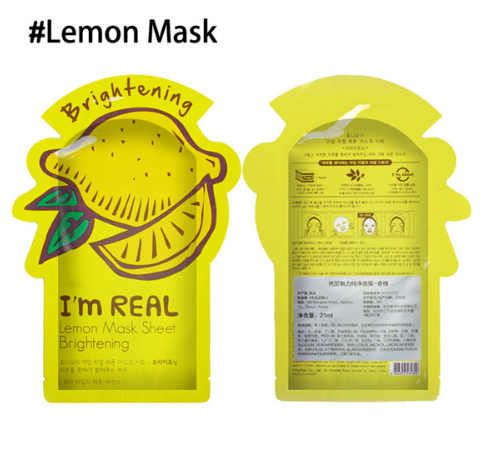 I'm REAL Skin Care Food Sheet Face Mask Moisturizing Oil Control Whitening Shrink Pores Korean Facial Mask tony moly Cosmetics - Fashionner