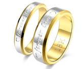 Forever Love Couple Ring Set