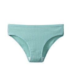 Women's Cotton Breathable Threaded Briefs - Fashionner