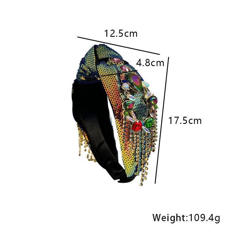 Retro Fashion Colored Diamond Versatile Hair Accessories - Fashionner