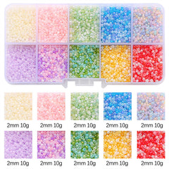 Glass Beads Handmade Diy Same Color Sequin Beads
