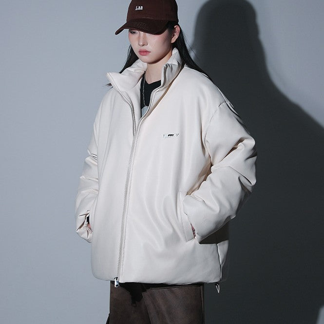 Cotton Coat Autumn And Winter Solid Color Men And Women - Fashionner