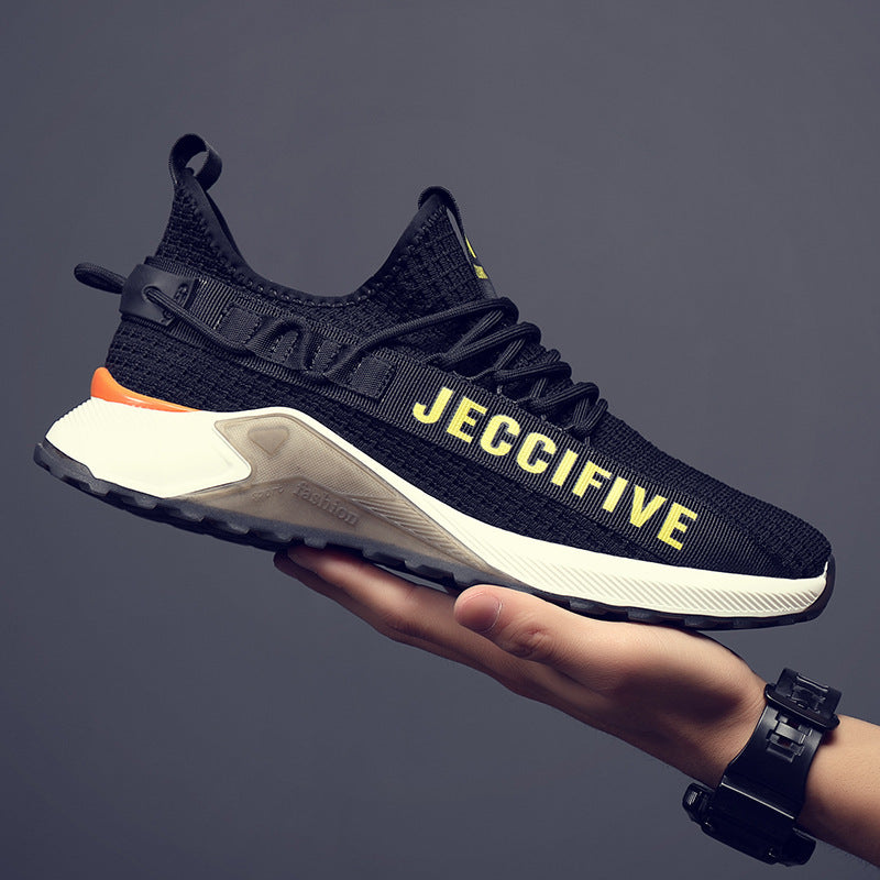 Extra Large Size Men's Shoes 45 Yards 46 Yards Summer Mesh Sneakers Men's 47 Yards 48 Yards 49 Yards Thick Bottom Heightening Old Shoes - Fashionner