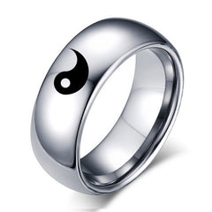 Yin Yang Couple Ring