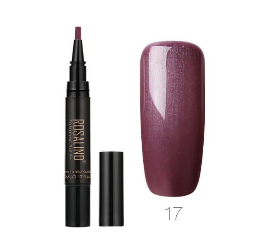 5ml Solid Color Nail Art Pen Nail Glue for Nail Art - Fashionner