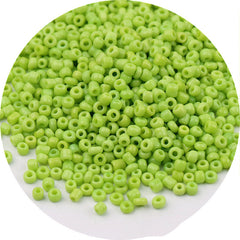 Painted Glass Rice Beads Mixed Colors