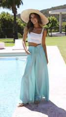 Womens Pants Wide Leg Loose Comfy Lounge Sweatpants With Pockets - Fashionner