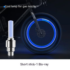 Neon Lights Tyre Wheel Valve Cap Light LED Car Tire Valve Caps Air Cover Tire Rim Valve Wheel Stem Cap Bike Light - Fashionner