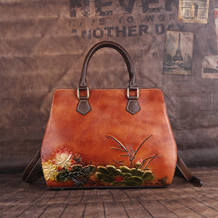 Original first layer cowhide handbags - Fashionner