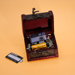 Memory Time Film Album Keychain Creative