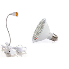 Phyto Lamp Full Spectrum LED Grow Light E27 Plant Lamp With Clip For Greenhouse Hydroponic Vegetable Flower Fitolampy