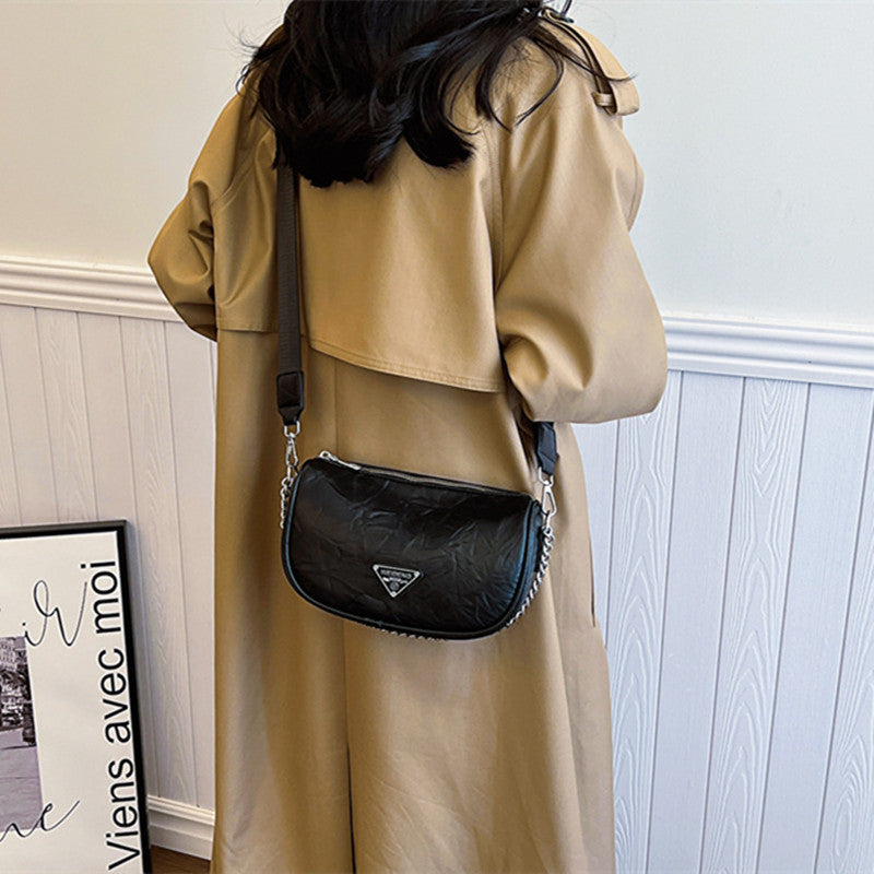 Fashion Women's Shoulder Messenger Bag Soft Texture - Fashionner