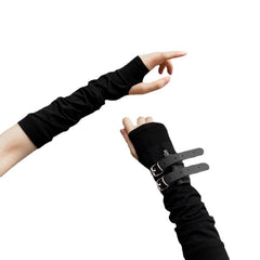 Women's Half Finger Punk Ice Sleeve Sun Protection Oversleeve