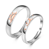 S925 Sterling Silver Couple Ring