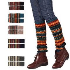 Fluorescent Thickened Camouflage Wool Autumn And Winter Boots Leg Gaurd Set - Fashionner