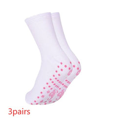 Hot Moxibustion Massage Health Care  Warm Feet Cold Socks - Tourmaline Thermal Circulation Self-Heating Shaping Socks, Tourmaline Acupressure Self-Heating Shaping