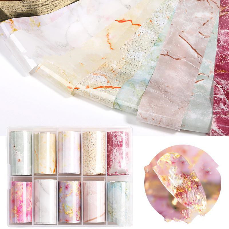 New Nail Art Star Transfer Paper Set Nail Sticker - Fashionner
